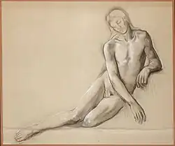 Gustave Moreau, Étude pour La Sirène et le Poète, c.1895, Paris, musée Gustave Moreau.