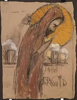 Etude pour Saint Arnould,  collection du musée Départemental d'Art ancien et Contemporaine d'Epinal