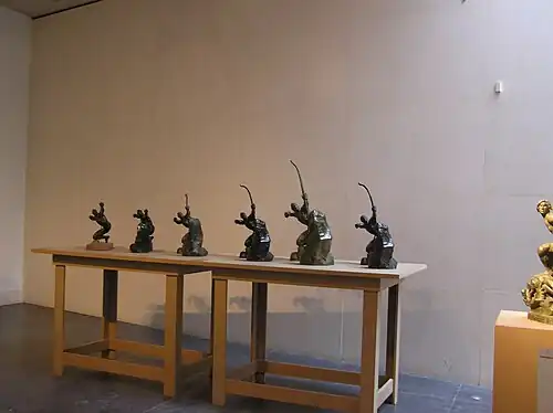 Les six études de 1909, musée Bourdelle, Paris.