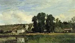 Sur les bords de Seine à Lévy, 1884.