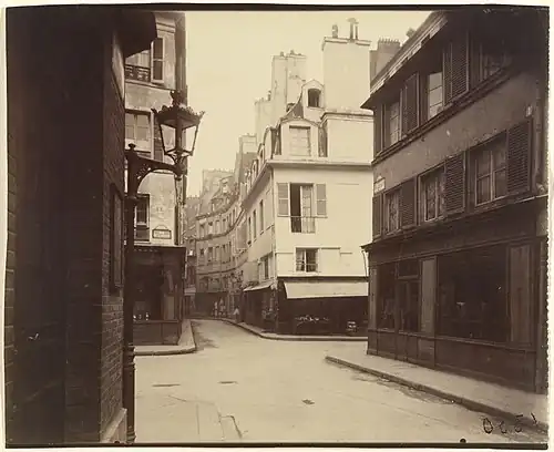 Rue Cardinale (Eugène Atget, 1922)