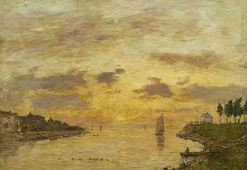 Saint-Valery-sur-Somme. L'Embouchure de la Somme, 1891Collection privée, Vente 2011