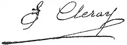 signature d'Eugène Cléray