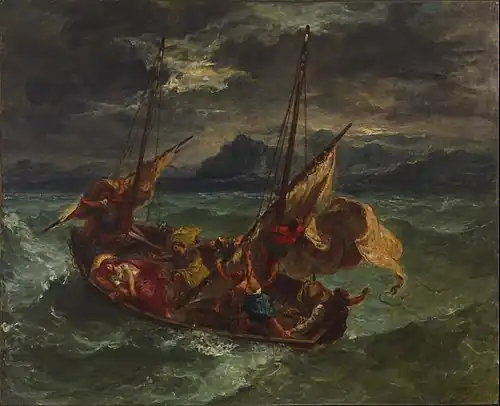 Le Christ sur le lac de Génésareth, 1854Walters Art Museum.