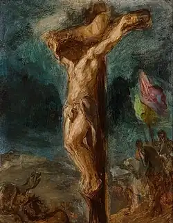 Crucifixion, huile sur panneau, 37&nbsp;×&nbsp;25&nbsp;cm, musée Boijmans Van Beuningen (1845).