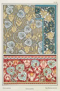 Le cyclamen (1896) - pl. 24