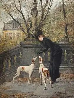 Avant la promenade (1887).