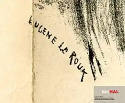 signature d'Eugène Le Roux