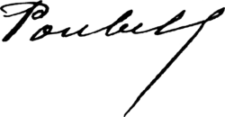 signature d'Eugène Poubelle