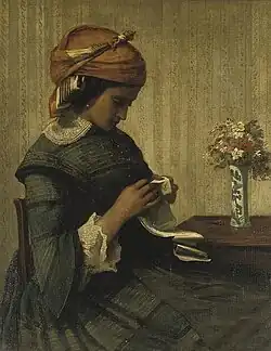 La Lecture de la lettre, 1856Collection privée