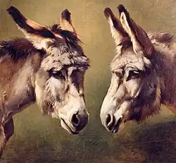 Les Ânes de Schaerbeek (1850), collection de la commune de Schaerbeek.