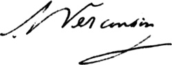signature d'Eugène Verconsin