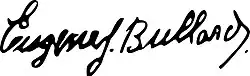 Signature de Eugene Bullard