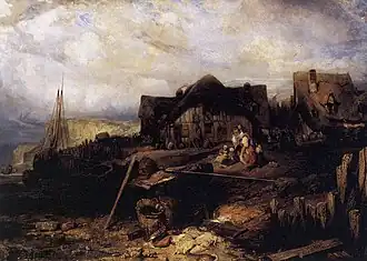La Plage à marée bassemusée des beaux-arts de Caen.