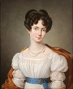 Portrait de jeune femme, 1824, peut-être le portrait présenté au Salon de 1824.