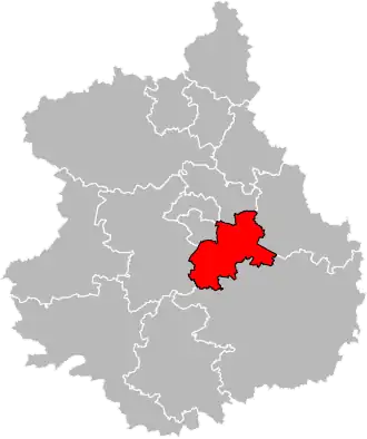 Eure-et-Loir - Canton Chartres-2 2015.svg