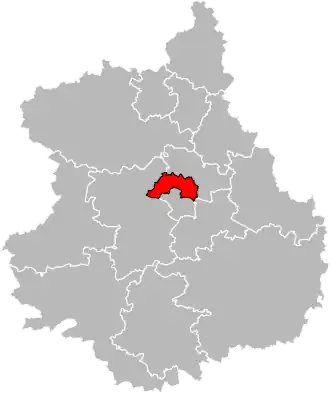 Eure-et-Loir - Canton Chartres-3 2015.svg