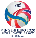 Logo de l'Euro 2020 en Autriche, Suède et Norvège.