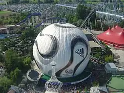 Eurosat aux couleurs de la coupe du monde de football de 2006.