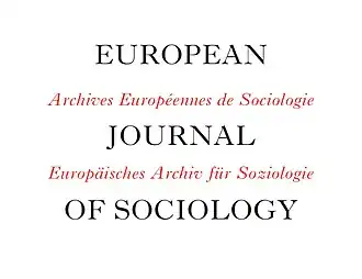 Image illustrative de l’article European Journal of Sociology / Archives européennes de sociologie