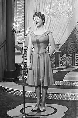 Cornelia Froboess au Concours Eurovision de 1962