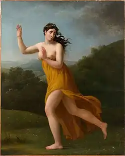Eurydice piquée par un serpent, attribution à Antoinette Béfort (peut-être Salon de 1814)