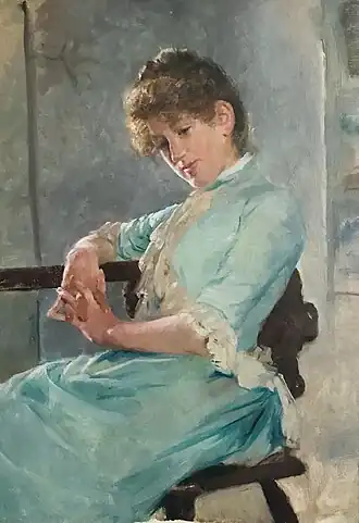 Portrait de sa sœurEva Löwstädt-Åström