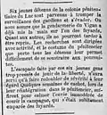 Évasion, Le Midi, 7 juillet 1873.