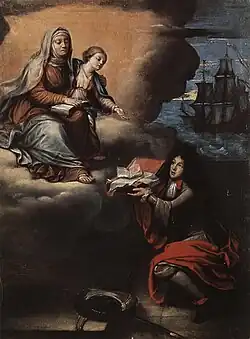 Ex-voto de Pierre Le Moyne d'Iberville.