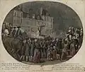 L'exécution du marquis de Favras le 19 février 1790 à Paris.