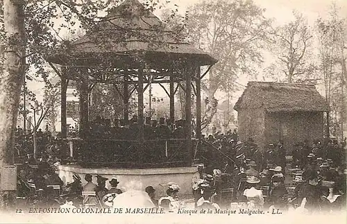 Kiosque de la musique malgache