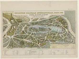 Plan de l'exposition.