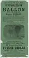 Exposition du ballonCita di Firenceà la Salle de Concert du Cercle Artistique puis sur la Place Saint-MichelParis, 1870
