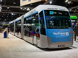 Autre vue depuis l'arrière du véhicule.