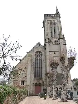 La façade occidentale.