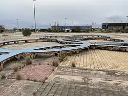 Les anneaux olympiques.