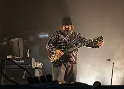 Jimmy Bower avec Eyehategod au Hellfest en 2018 / crédit photo B.Guillet