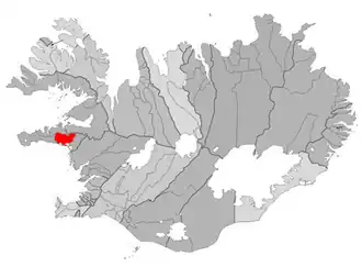 Localisation de Eyja- og Miklaholtshreppur