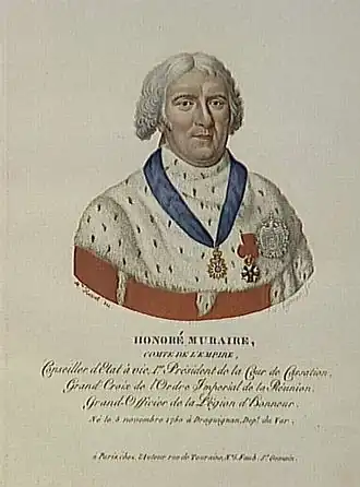 Honoré Muraire (1750-1837), président de la cour de cassation, depuis grand-croix