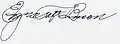 Signature de Ezra T. Benson