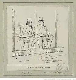 Le Directeur et l'Auteur.