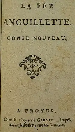 Image illustrative de l’article Anguillette