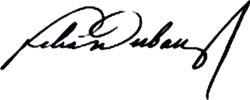 signature de Félix Duban