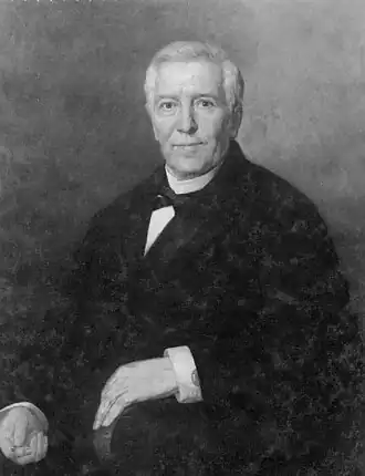 Portrait de Pierre Joseph Lemille, 1887 (huile sur toile ; 85,5&nbsp;×&nbsp;65,5&nbsp;cm ; photographie de 1956 du KIK-IRPA), Liège, musée de l'Art wallon (en dépôt au musée d'Armes à Liège).