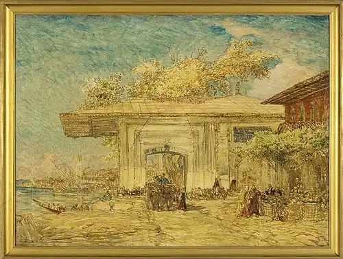 Constantinople, le kiosque des Janissaires,Félix Ziem, 1880-1885,Petit Palais, Paris.