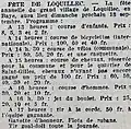 Article du journal La Dépêche de Brest et de l'Ouest présentant le programme de la fête annuelle du village de Loquillec organisée le 18 septembre 1931.