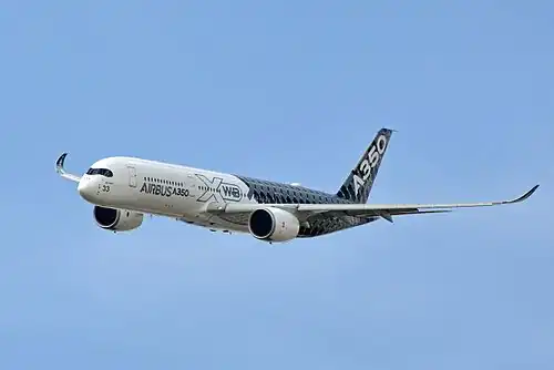 Sharklets de l'Airbus A350 XWB.