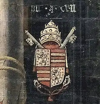 Les armes du pape Jean XXII.