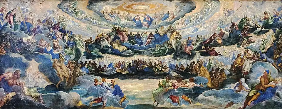 Le Couronnement de la Vierge, dit Le Paradis (1575 - 1600), musée du Louvre, Paris.