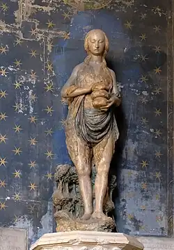 Original du XVIe&nbsp;siècle de la statue : Marie l'Égyptienne.